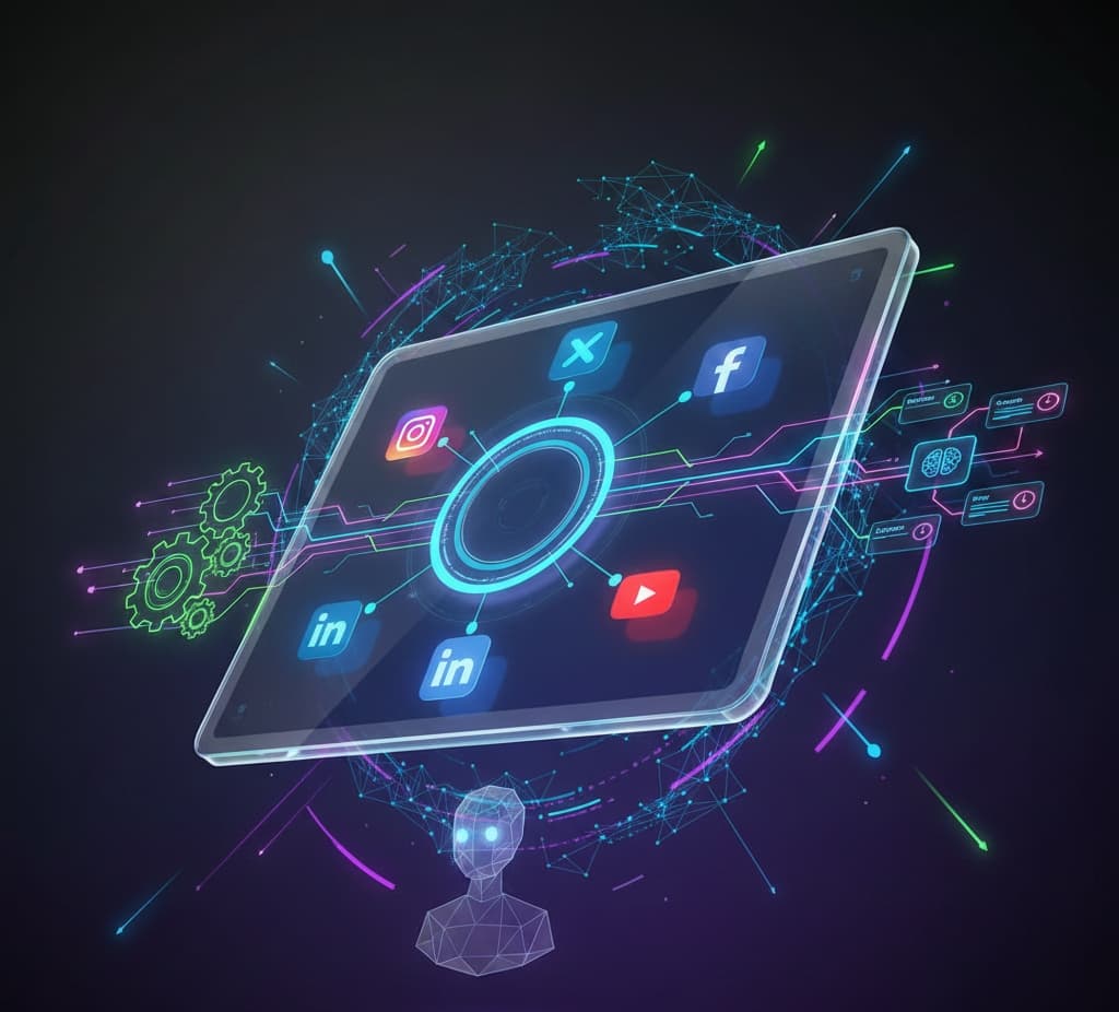 Social media automation dashboard